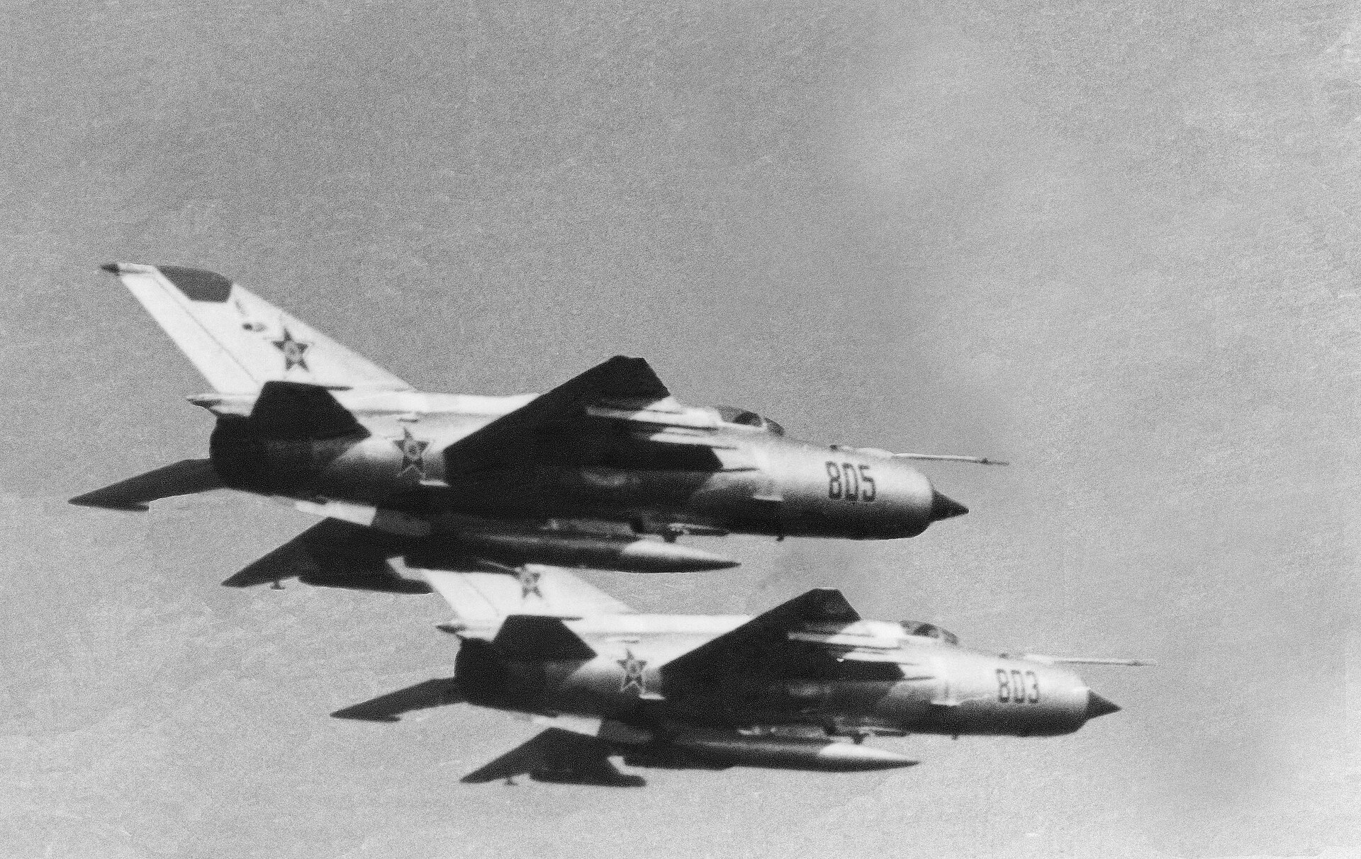 Vintage MiG fighter